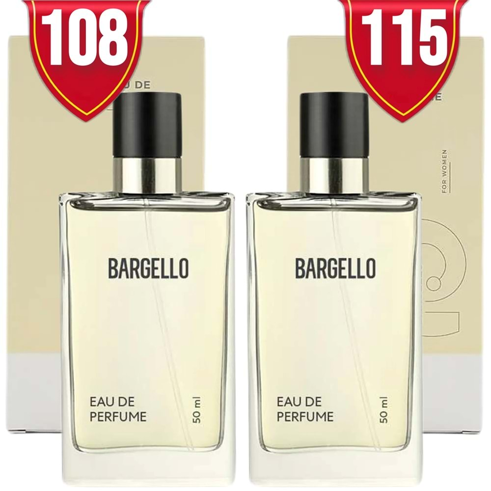 Bargello 108 Kadın Parfüm Floral 50 ml EDP + 115 Kadın Parfüm Floral 50 ml EDP