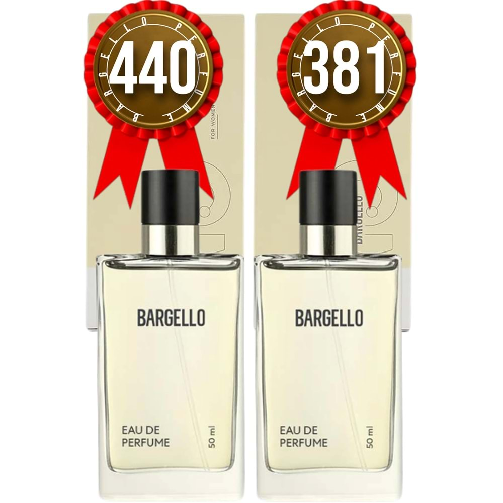 Bargello 440 Floral Kadın Parfüm + 381 Floral Kadın Parfüm 50 ml EDP