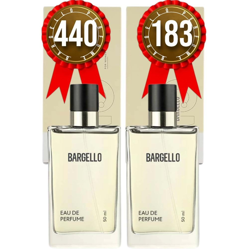 Bargello 440 Floral Kadın Parfüm + 183 Oriental Kadın Parfüm 50 ml EDP