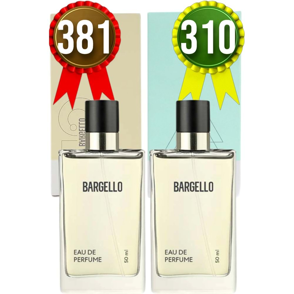 Bargello 381 Floral Kadın Parfüm + 310 Oriental Unisex Parfüm 50 ml EDP