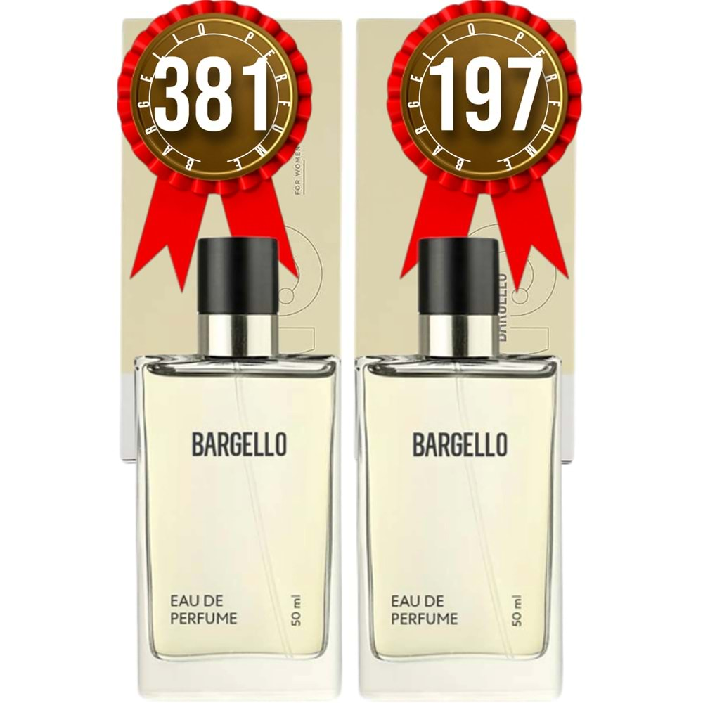 Bargello 381 Floral Kadın Parfüm + 197 Oriental Kadın Parfüm 50 ml EDP