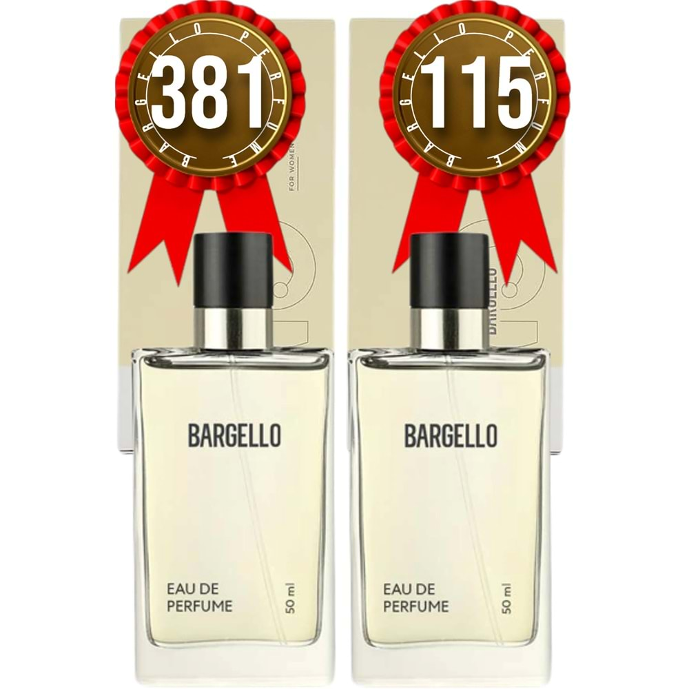 Bargello 381 Floral Kadın Parfüm + 115 Floral Kadın Parfüm 50 ml EDP