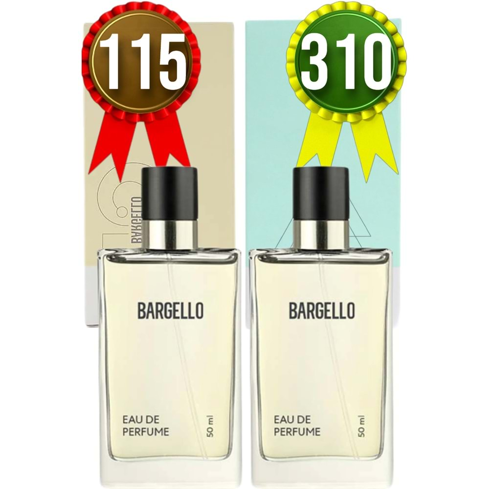 Bargello 115 Floral Kadın Parfüm + 310 Oriental Unisex Parfüm 50 ml EDP