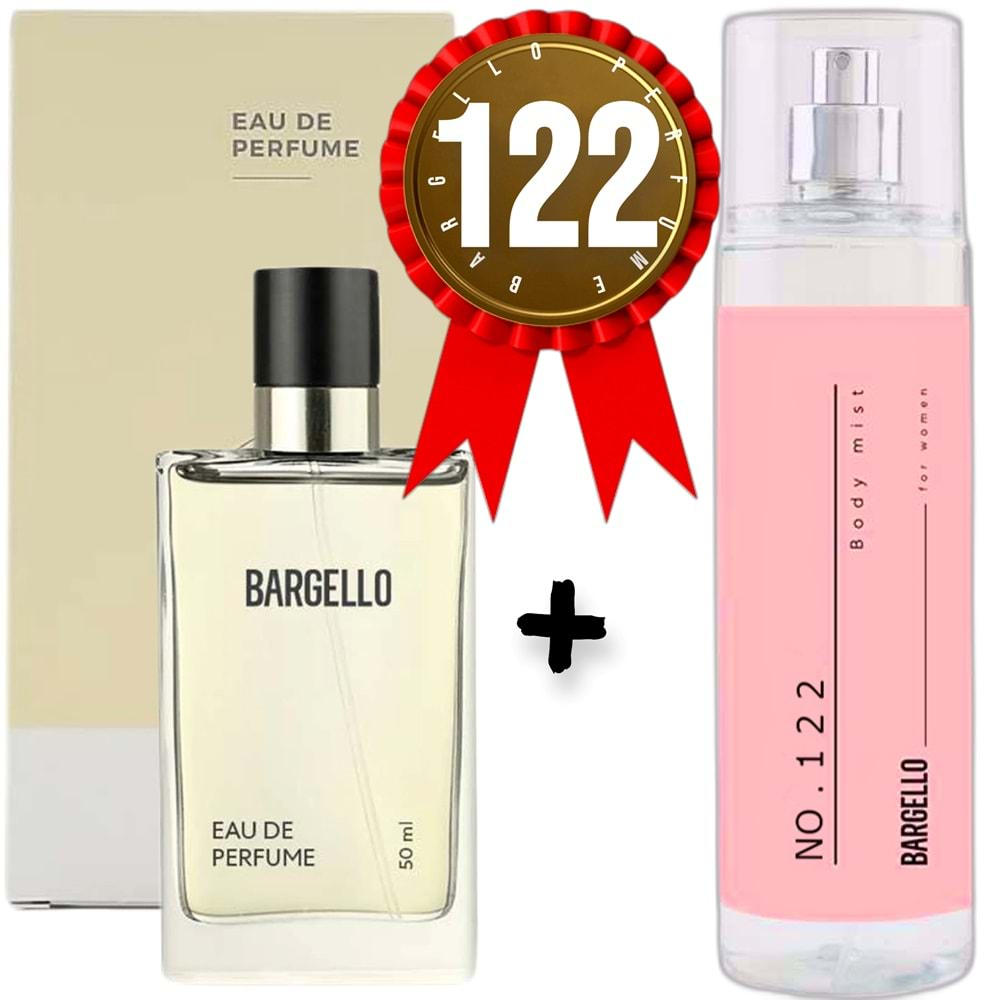 Bargello Parfüm 122 Oriental Kadın 50 ml + No122 Kadın Bodymist 200 ml Edt Rsaf122-324-122-324-122-324