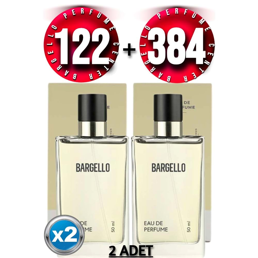 122 Kadın Parfüm Oriental 50 ml Edp + 384 Kadın Parfüm Floral 50 ml Edp 2 Adet Ürün