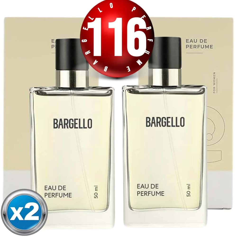 BARGELLO 116x2(2ADET) FLORAL 50 ML EDP