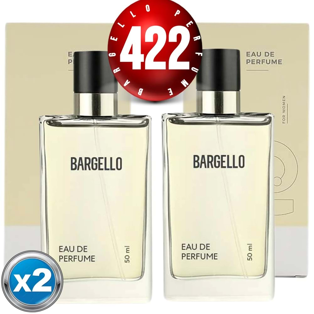 BARGELLO 422x2(2ADET) FLORAL BAYAN 50 ML EDP