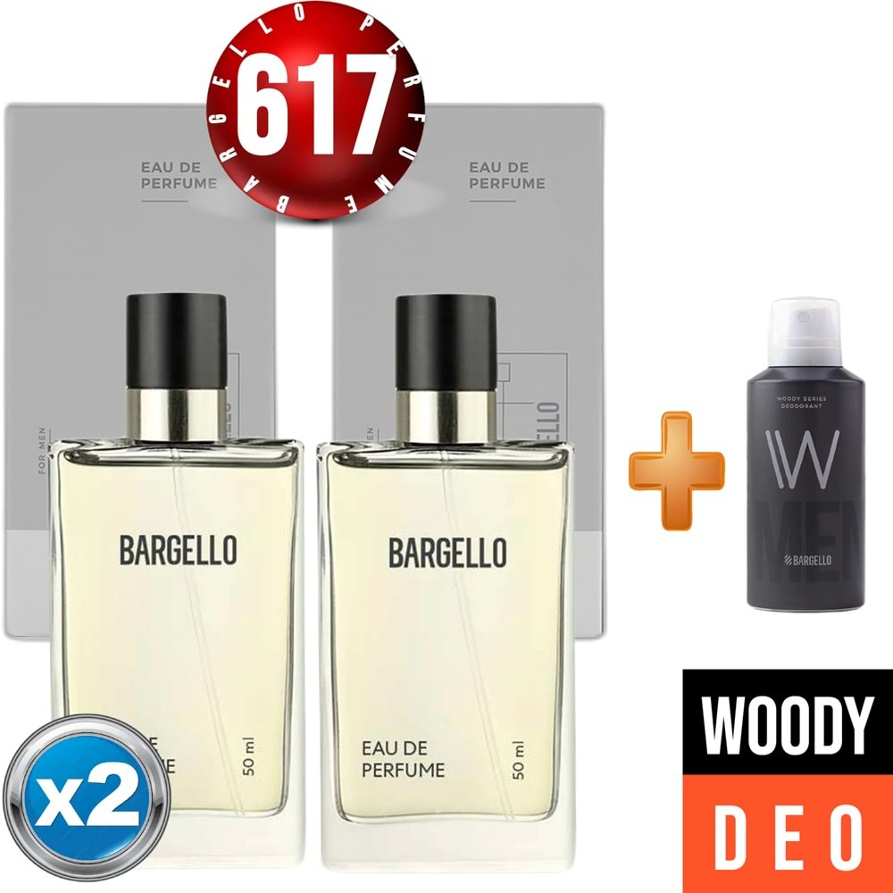 617x2 2 Adet Oriental Bay + Woody Erkek Deodorant