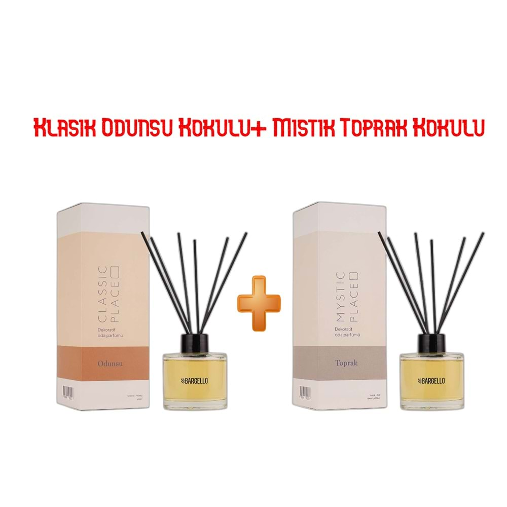 Classıc Place Odunsu + Mystıc Place Toprak 120 Ml Ortam Kokusu