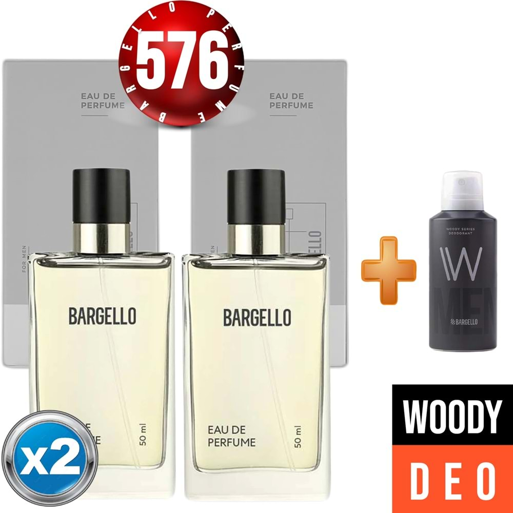 576x2(2adet) Woody Erkek 50 Ml Edp + Woody Erkek Deodorant 150 Ml