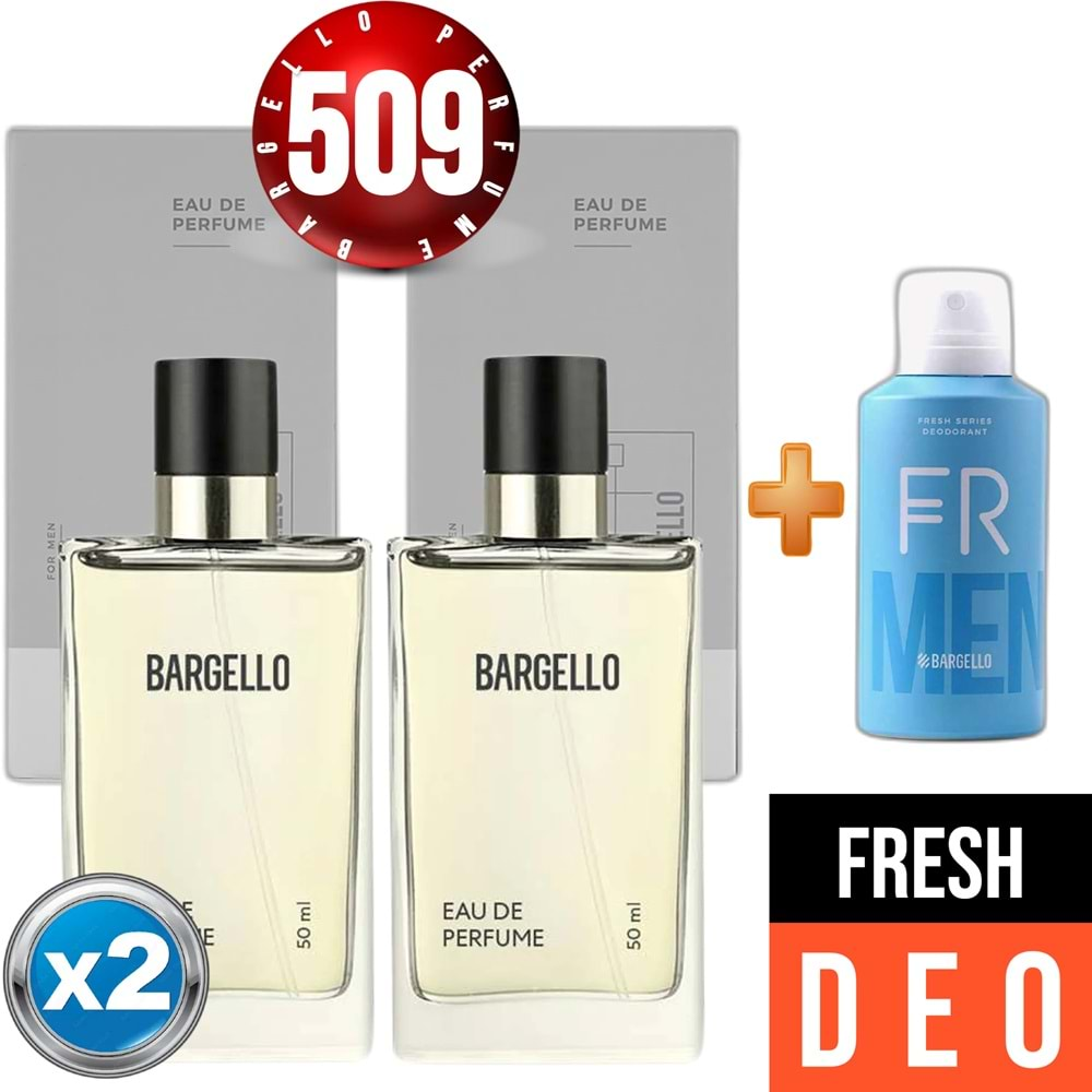 509x2 Fresh 50 ml Edp + Fresh Erkek Deodorant 150 ml