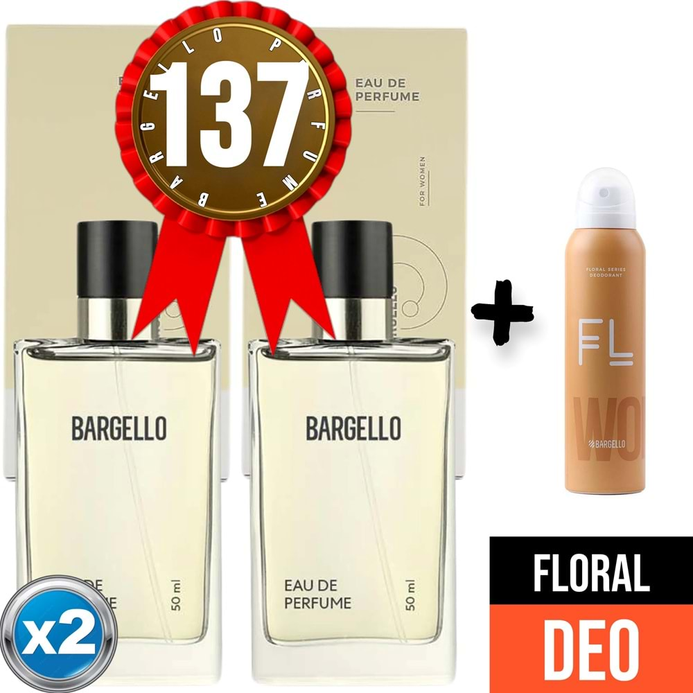 Parfüm 137x2(2adet) Floral 50 Ml + Floral Deodorant 150 Ml