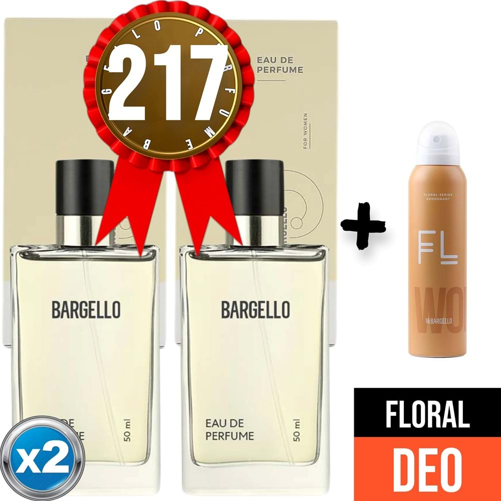 Parfüm 217x2(2adet) Floral 50 Ml + Floral Deodorant 150 Ml