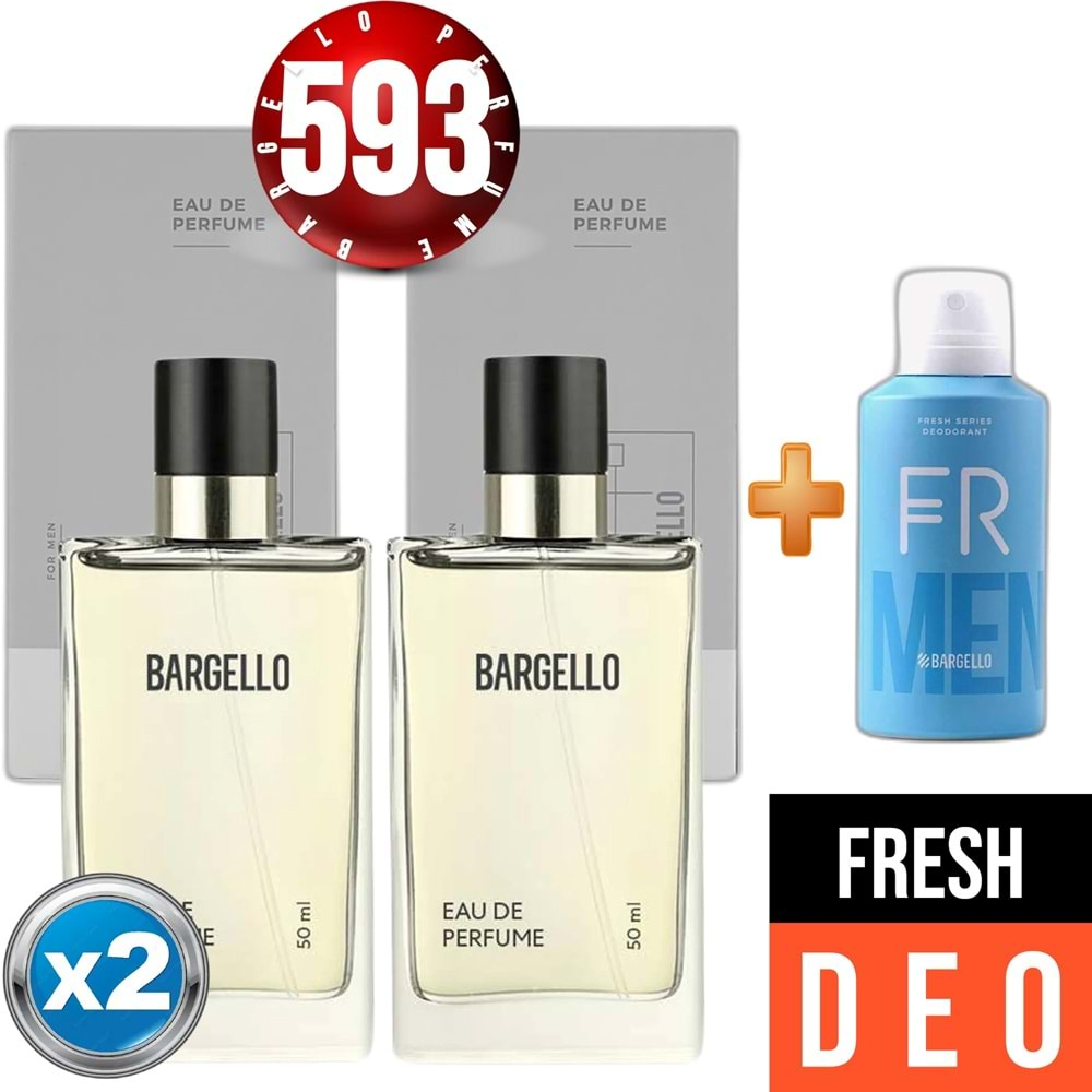 Parfüm 593x2(2adet) Fresh Bay 50 Ml + Fresh Deodorant Bay 150 Ml