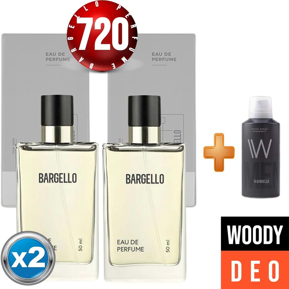 Parfüm 720x2(2adet) Woody Bay 50 Ml + Woody Deodorant Bay 150 Ml