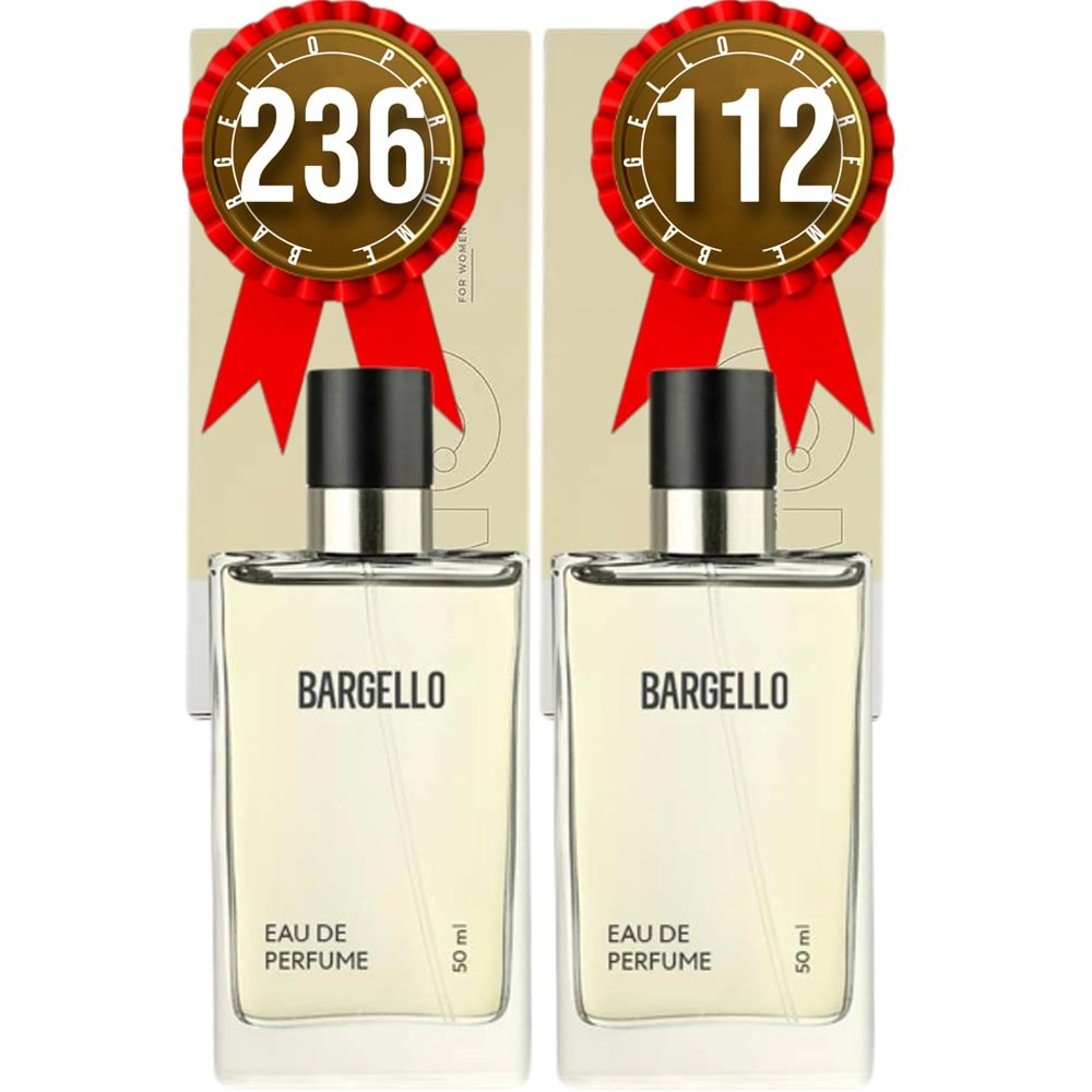 Bargello 236 Floral Kadın Parfüm + 112 Floral Kadın Parfüm 50 ml EDP