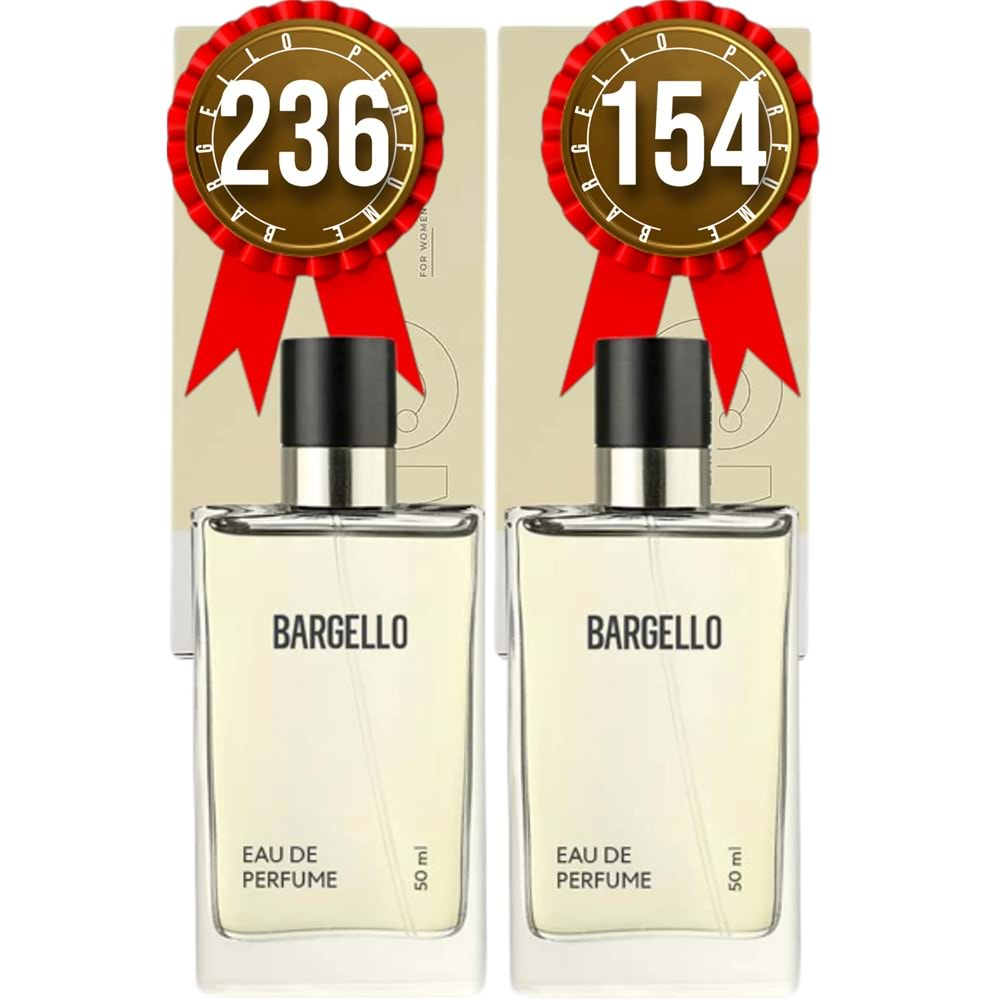 Bargello 236 Floral Kadın Parfüm + 154 Floral Kadın Parfüm 50 ml EDP