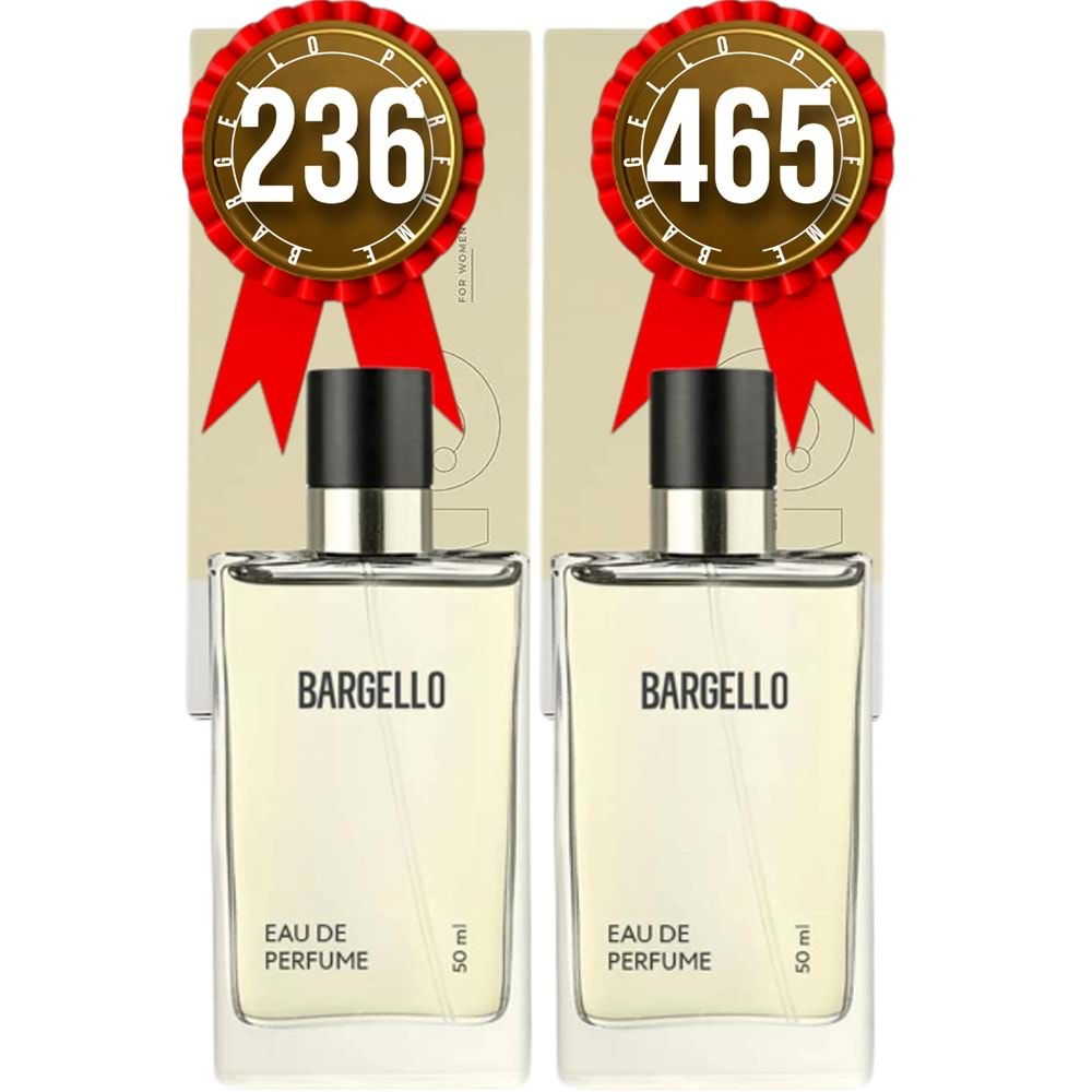 Bargello 236 Floral Kadın Parfüm + 465 Floral Kadın Parfüm 50 ml EDP