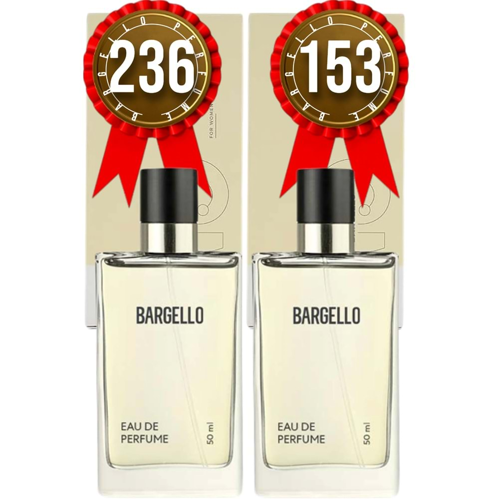 Bargello 236 Floral Kadın Parfüm + 153 Floral Kadın Parfüm 50 ml EDP