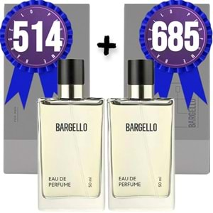 Bargello Parfüm 514 Erkek Oriental 50 ML + 685 Erkek Fresh 50 ML EDP