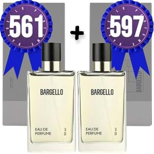 Bargello Parfüm 561 Erkek Fresh 50 ML + 597 Erkek Woody 50 ML EDP