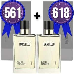 Bargello Parfüm 561 Erkek Fresh 50 ML + 618 Erkek Oriental 50 ML EDP