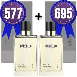 Bargello Parfüm 577 Erkek Oriental 50 ML + 695 Erkek Floral 50 ML EDP