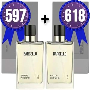 Bargello Parfüm 597 Erkek Woody 50 ML + 618 Erkek Oriental 50 ML EDP