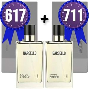 Bargello Parfüm 617 Erkek Oriental 50 ML + 711 Erkek Fresh 50 ML EDP