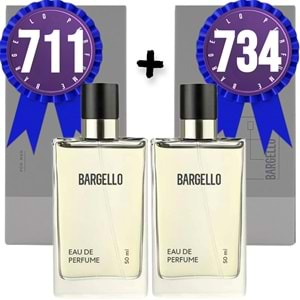 Bargello Parfüm 711 Erkek Fresh 50 ML + 734 Erkek Oriental 50 ML EDP