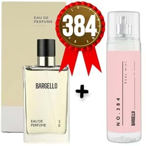 Bargello 384 Kadın Parfüm Floral 50 ml + no384 Kadın Bodymist Floral 200 Ml Edt