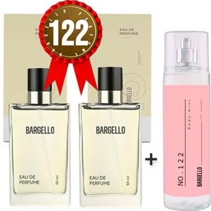 Parfüm 122x2(2ADET) Kadın Oriental 50 ml Edp + no122 Kadın Bodymist 200 ml edt Rsaf122-122-122-122