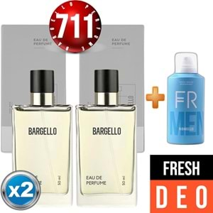 Parfüm 711x2(2adet) Fresh Bay 50 ml + Fresh Deodorant Bay 150 ml