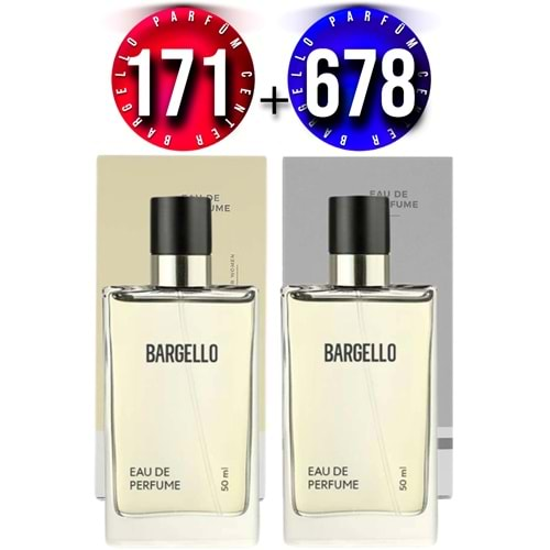 171 Kadın Parfüm Floral 50 Ml EDP + Bargello 678 Erkek Parfüm Woody 50 Ml EDP