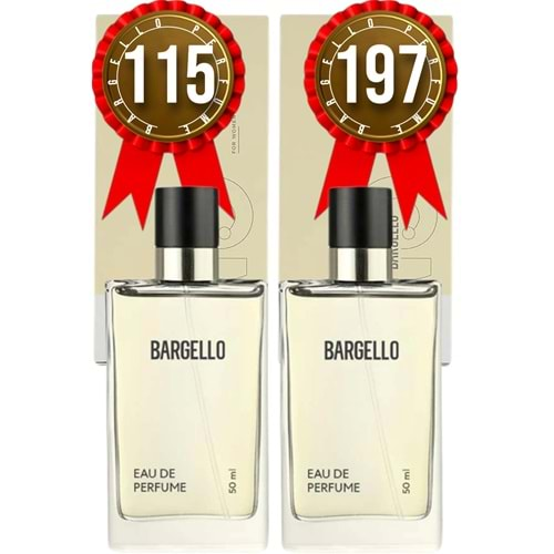 Bargello 136B Unisex Parfüm Fresh 50 ml EDP + 167 Kadın Parfüm Floral 50 ml EDP