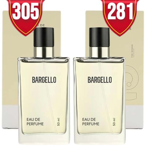 Bargello 305 Kadın Parfüm Floral 50 ml EDP + 281 Kadın Parfüm Floral 50 ml EDP