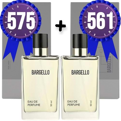 Bargello Parfüm 575 Erkek Woody 50 ML + 561 Erkek Fresh 50 ML EDP