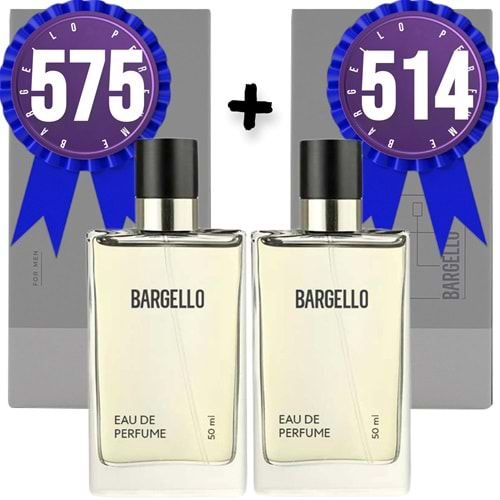 Bargello Parfüm 514 Erkek Oriental 50 ML + 575 Erkek Woody 50 ML EDP