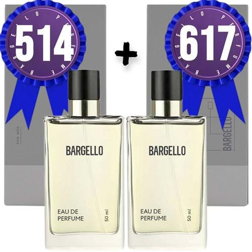 Bargello Parfüm 514 Erkek Oriental 50 ML + 617 Erkek Oriental 50 ML EDP