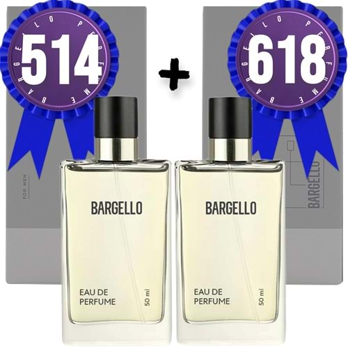 Bargello Parfüm 514 Erkek Oriental 50 ML + 618 Erkek Oriental 50 ML EDP