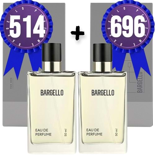 Bargello Parfüm 514 Erkek Oriental 50 ML + 696 Erkek Oriental 50 ML EDP