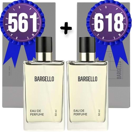 Bargello Parfüm 561 Erkek Fresh 50 ML + 618 Erkek Oriental 50 ML EDP