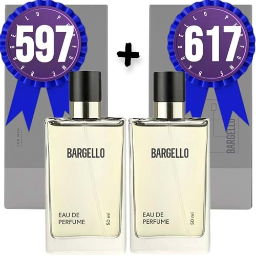 Bargello Parfüm 597 Erkek Woody 50 ML + 617 Erkek Oriental 50 ML EDP