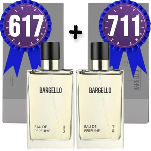 Bargello 698 Fresh Erkek Parfüm + 585 Floral Erkek Parfüm 50 ML EDP