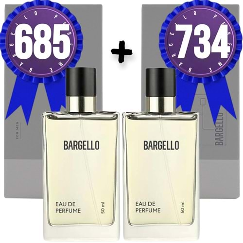 Bargello Parfüm 685 Erkek Fresh 50 ML + 734 Erkek Oriental 50 ML EDP