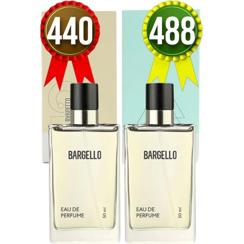 Bargello 440 Floral Kadın Parfüm + 488 Oriental Unisex Parfüm 50 ml EDP