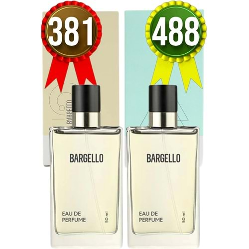 Bargello 381 Floral Kadın Parfüm + 488 Oriental Unisex Parfüm 50 ml EDP