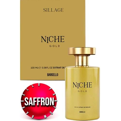 NICHE UNISEX SAFFRON PERFUME 100 ml EDP