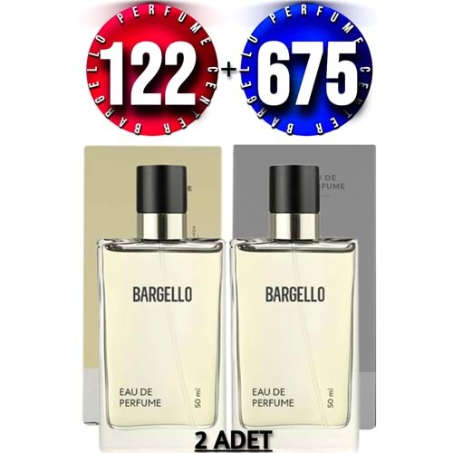 Bargello 122 Kadın Parfüm Oriental 50 ml Edp 675 Erkek Parfüm Fresh 50 ml Edp 2 Adet Ürün