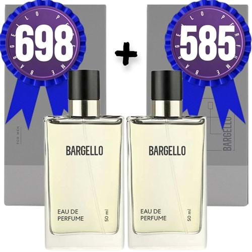 Bargello 698 Fresh Erkek Parfüm + 585 Floral Erkek Parfüm 50 ML EDP